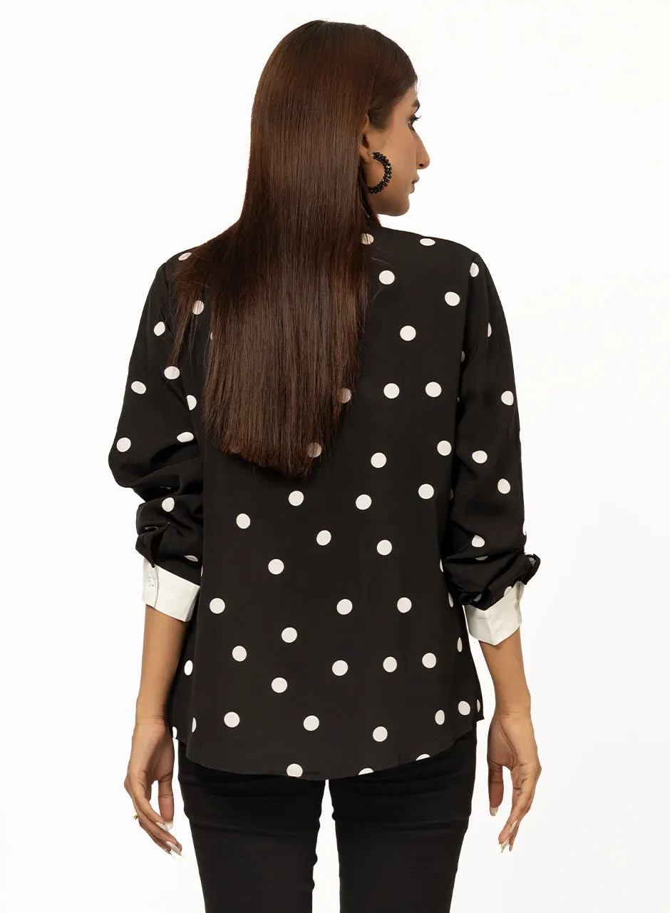 Polka Dots - Black Top