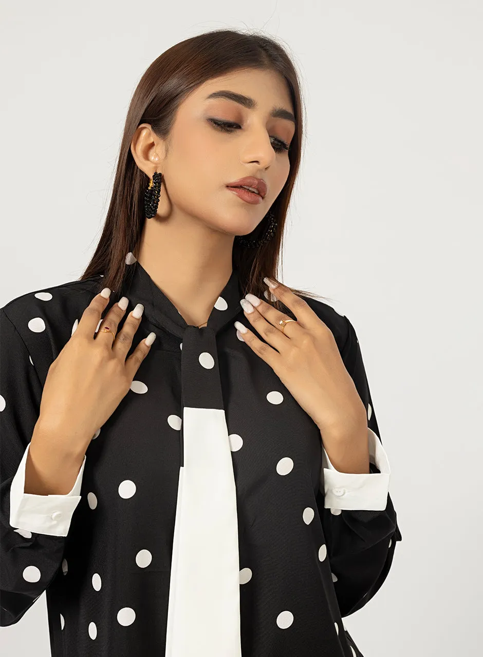 Polka Dots - Black Top