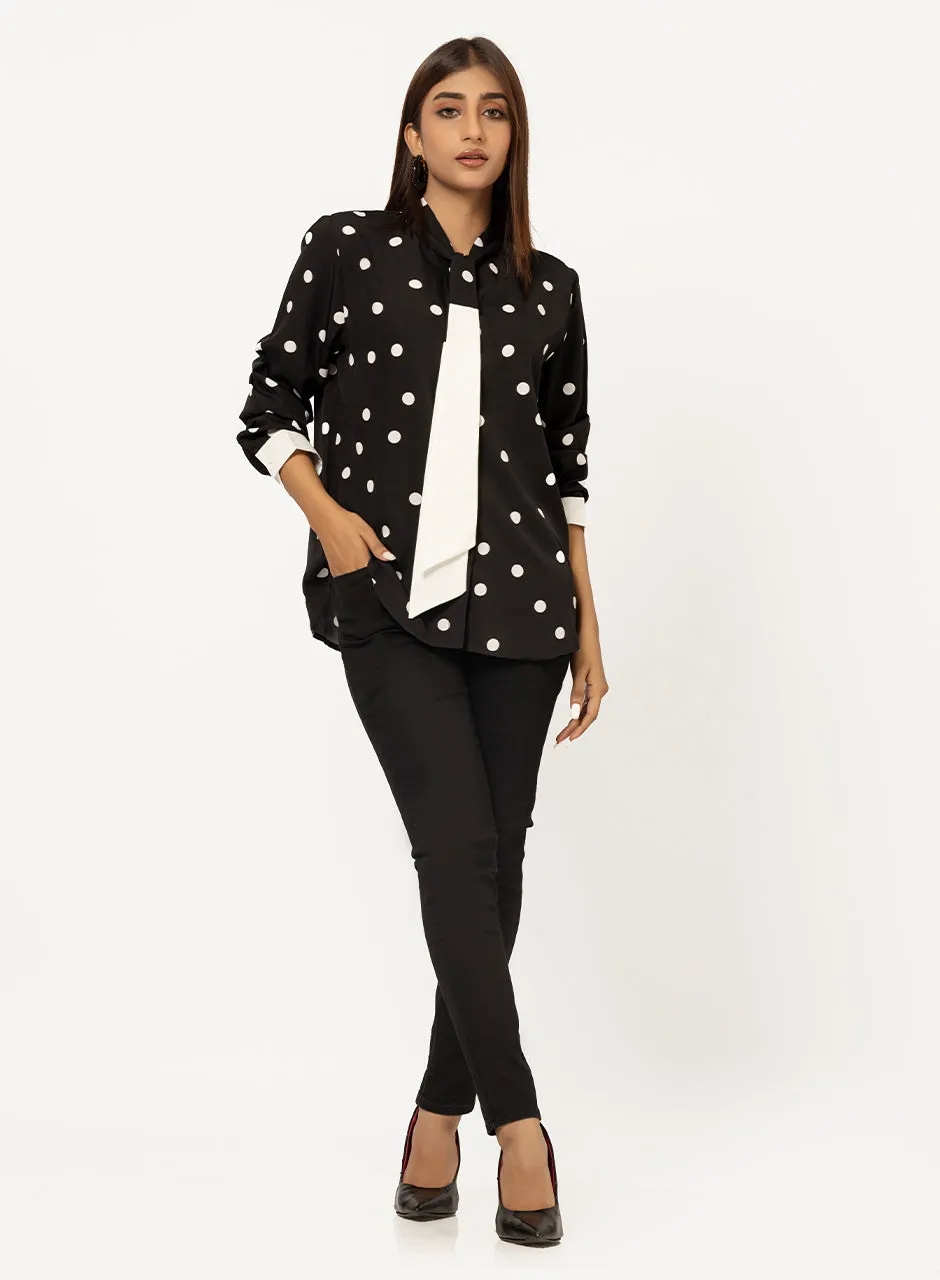 Polka Dots - Black Top