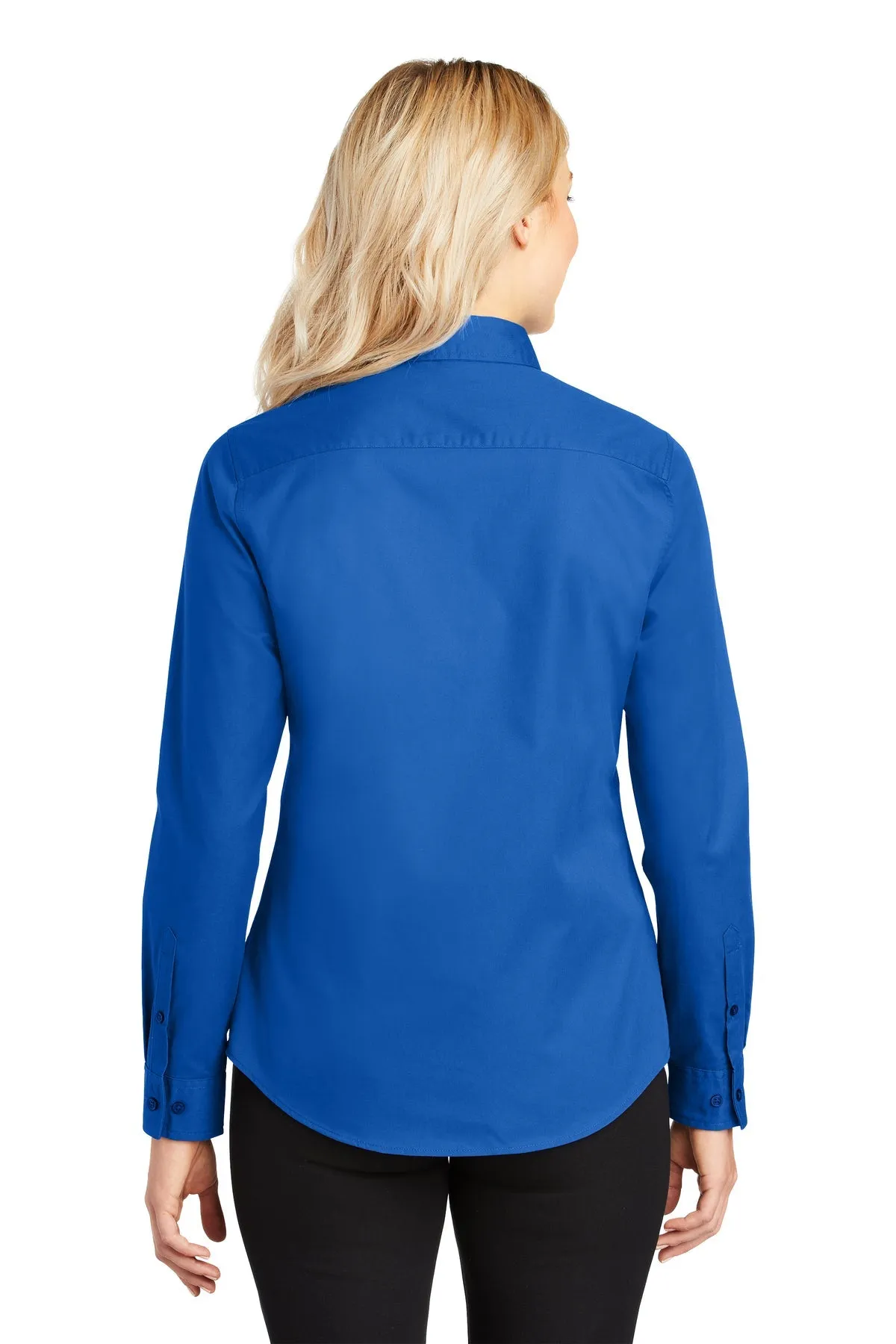 Port Authority Ladies Custom Easy Care Shirts, Strong Blue