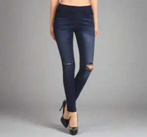 Rip Knee Jeggers Denim