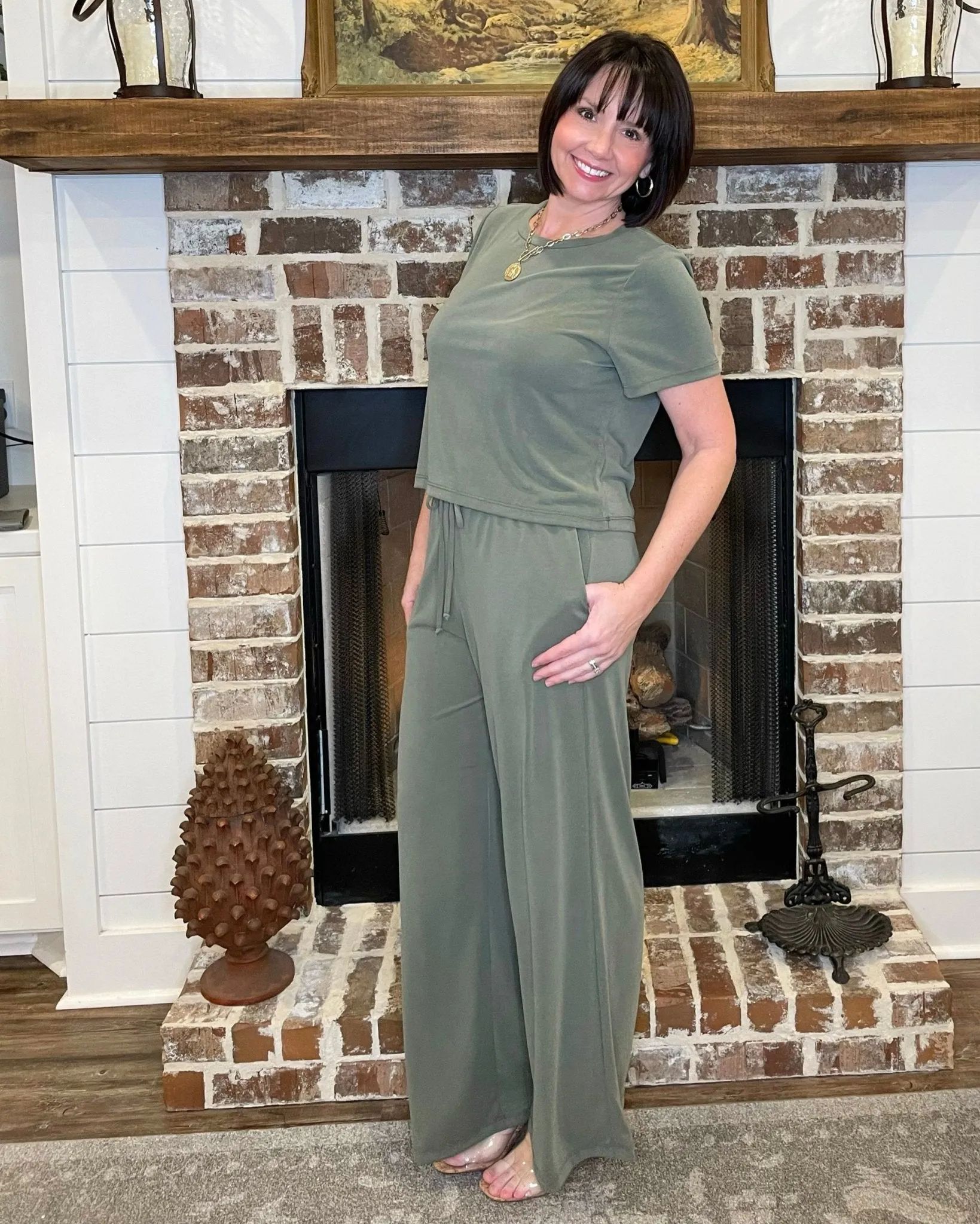 Running Around Cozy Pants Set