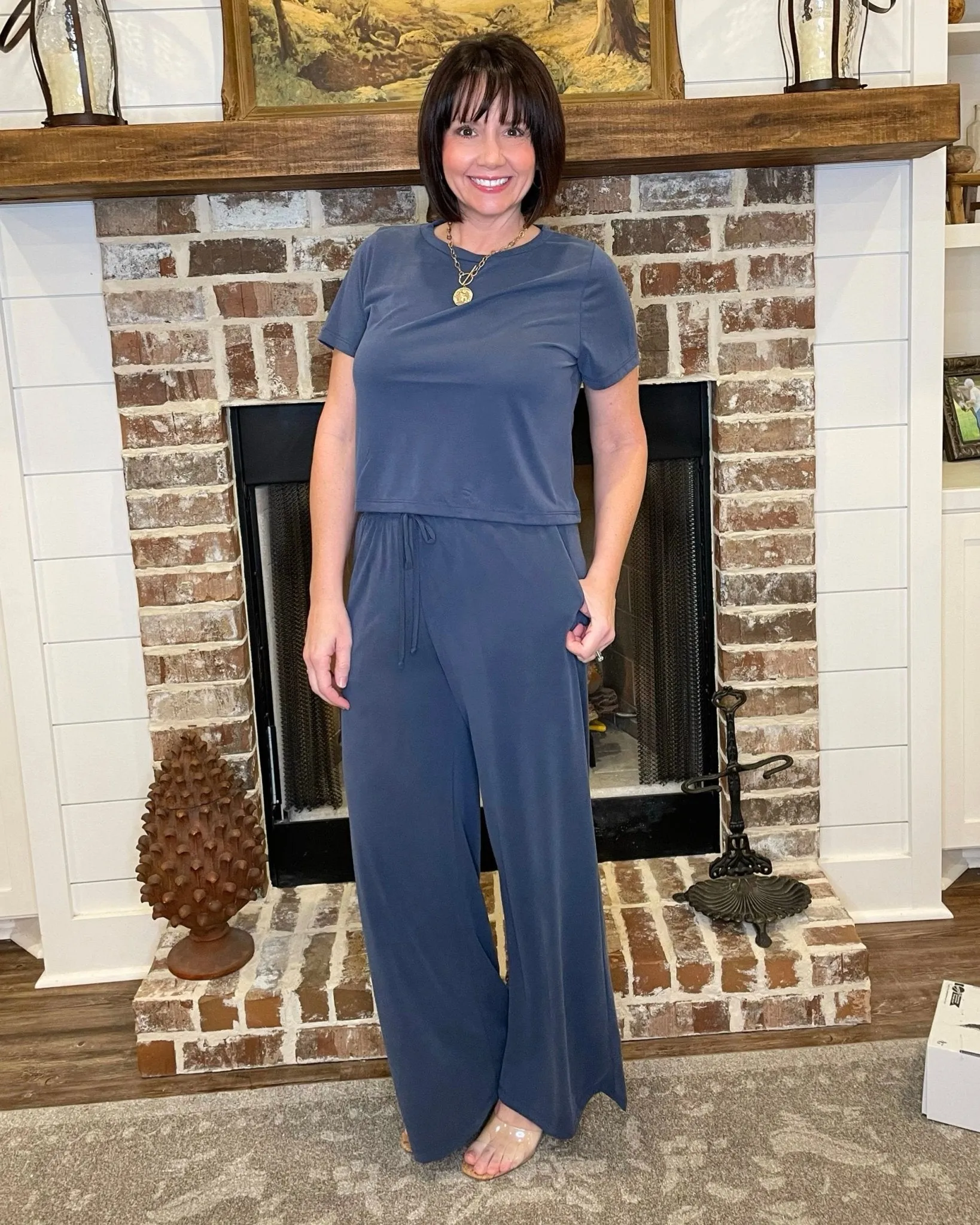 Running Around Cozy Pants Set