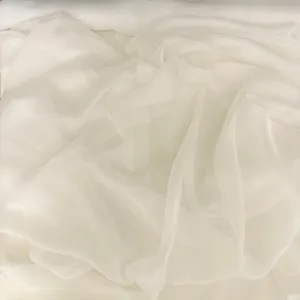 Satin Chiffon White