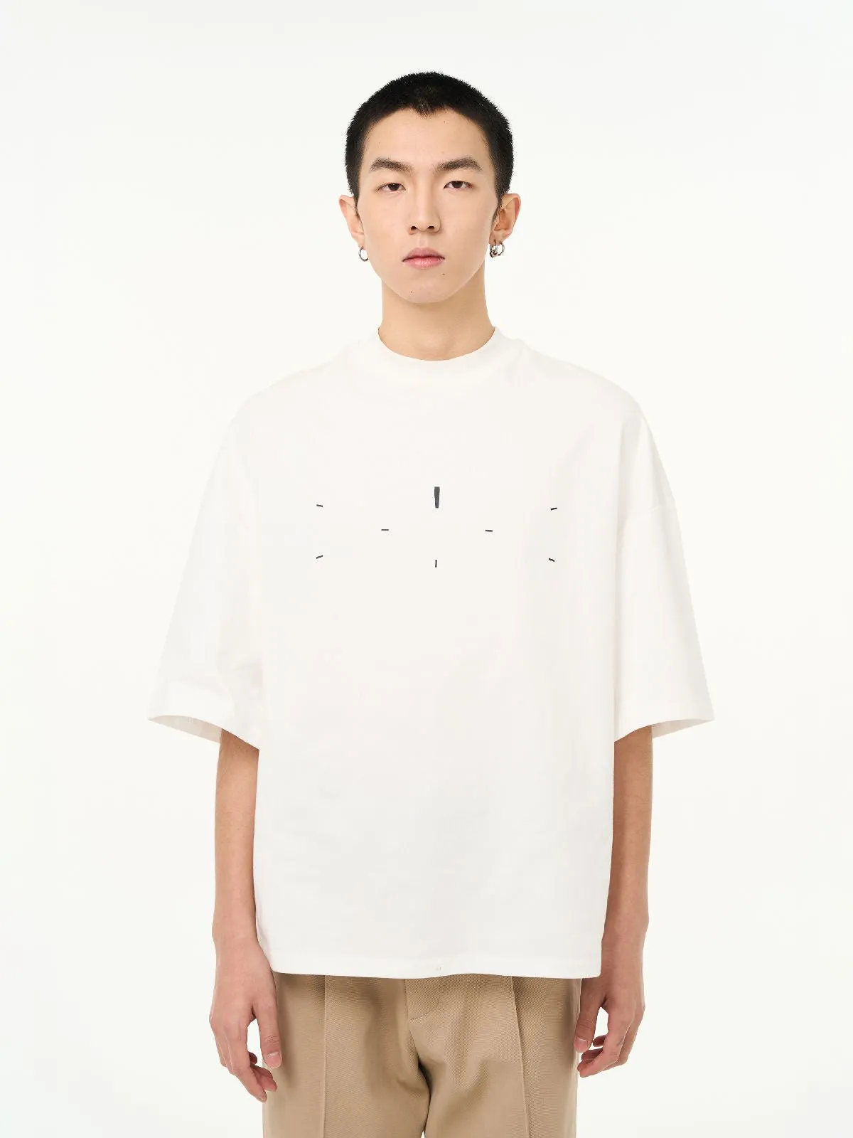 Simple Nichi Modern crew-neck T-shirt