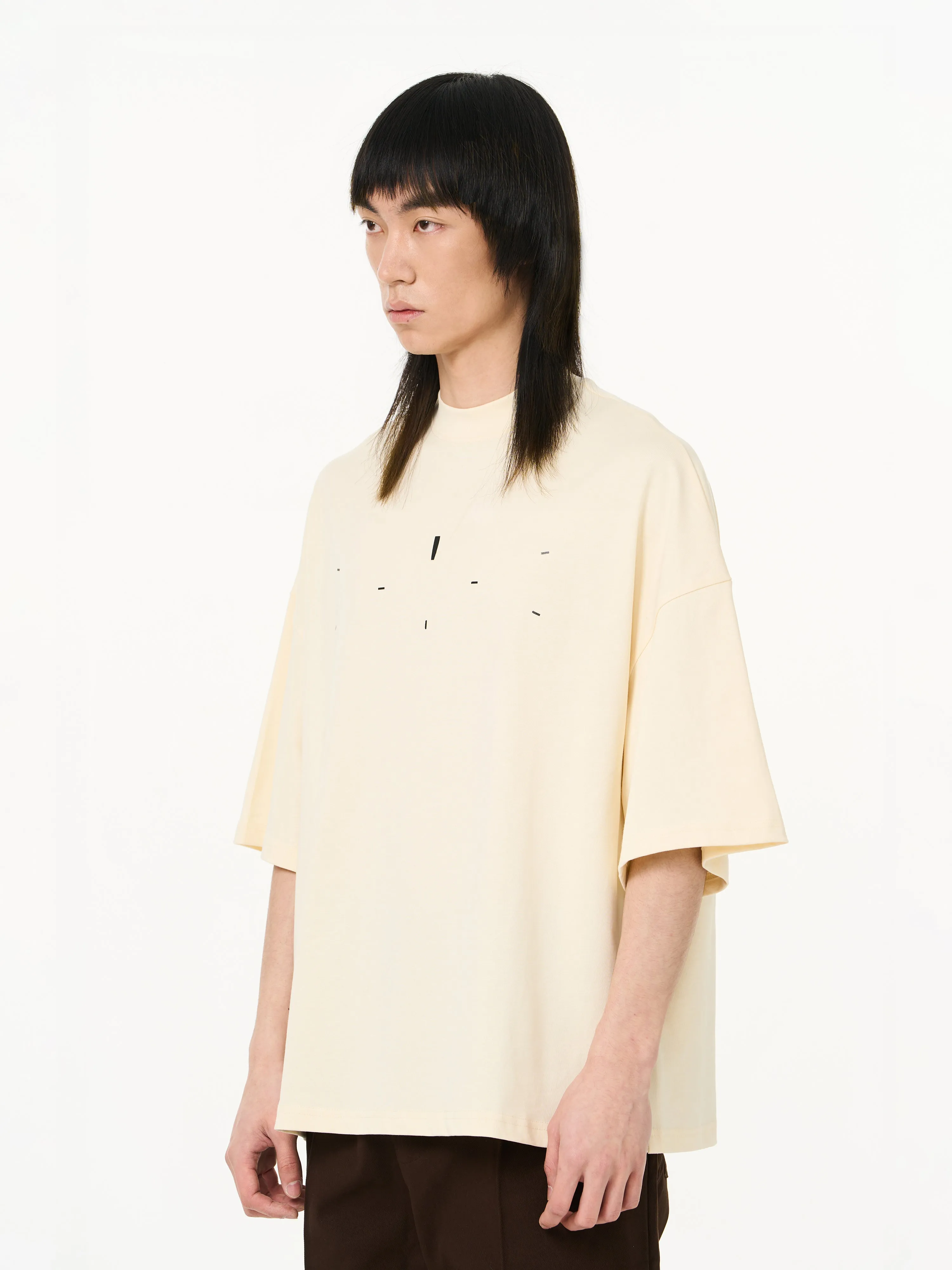 Simple Nichi Modern crew-neck T-shirt