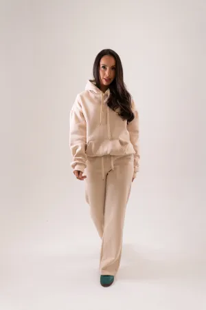 Taylor Drawstring Hoodie In Neutral