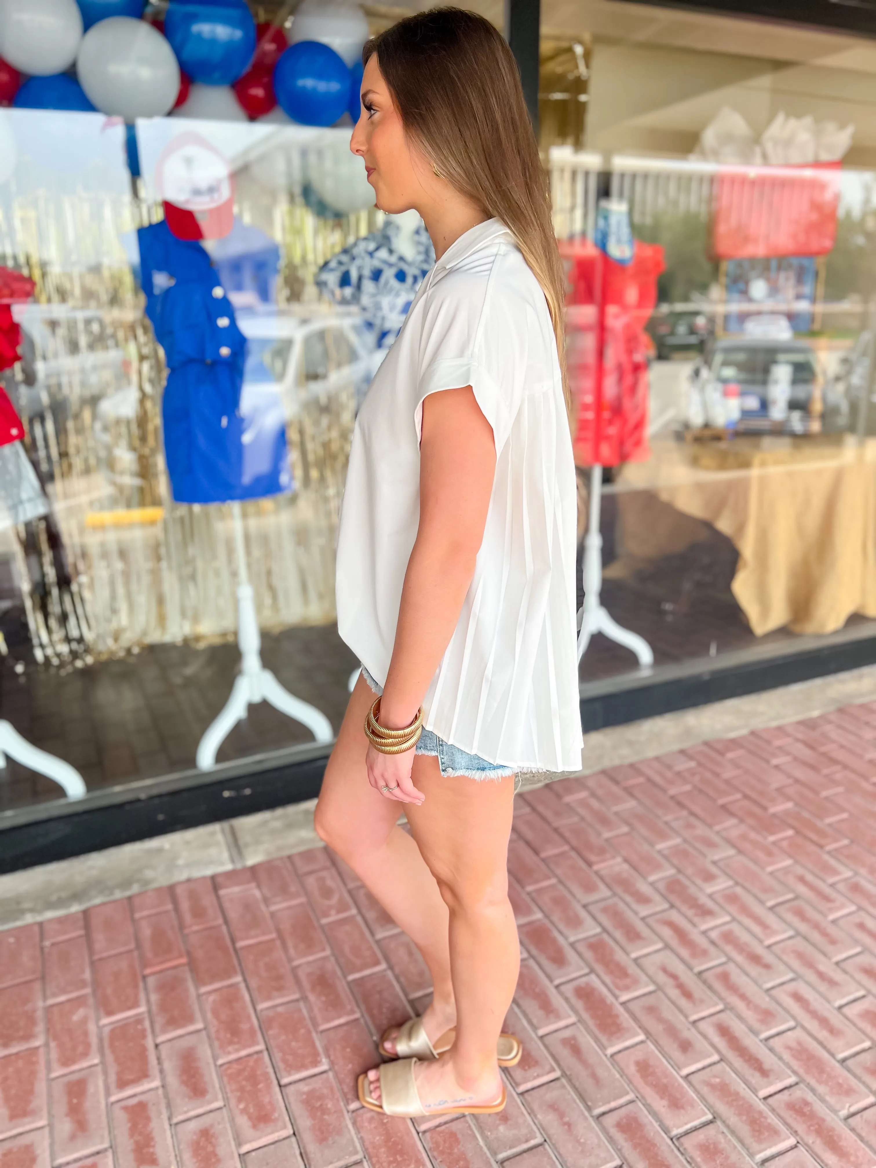 The Simple Life Top-Off White