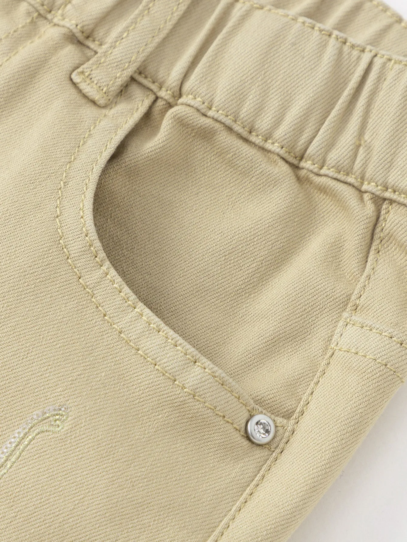 Toddler Girl Denim Trousers