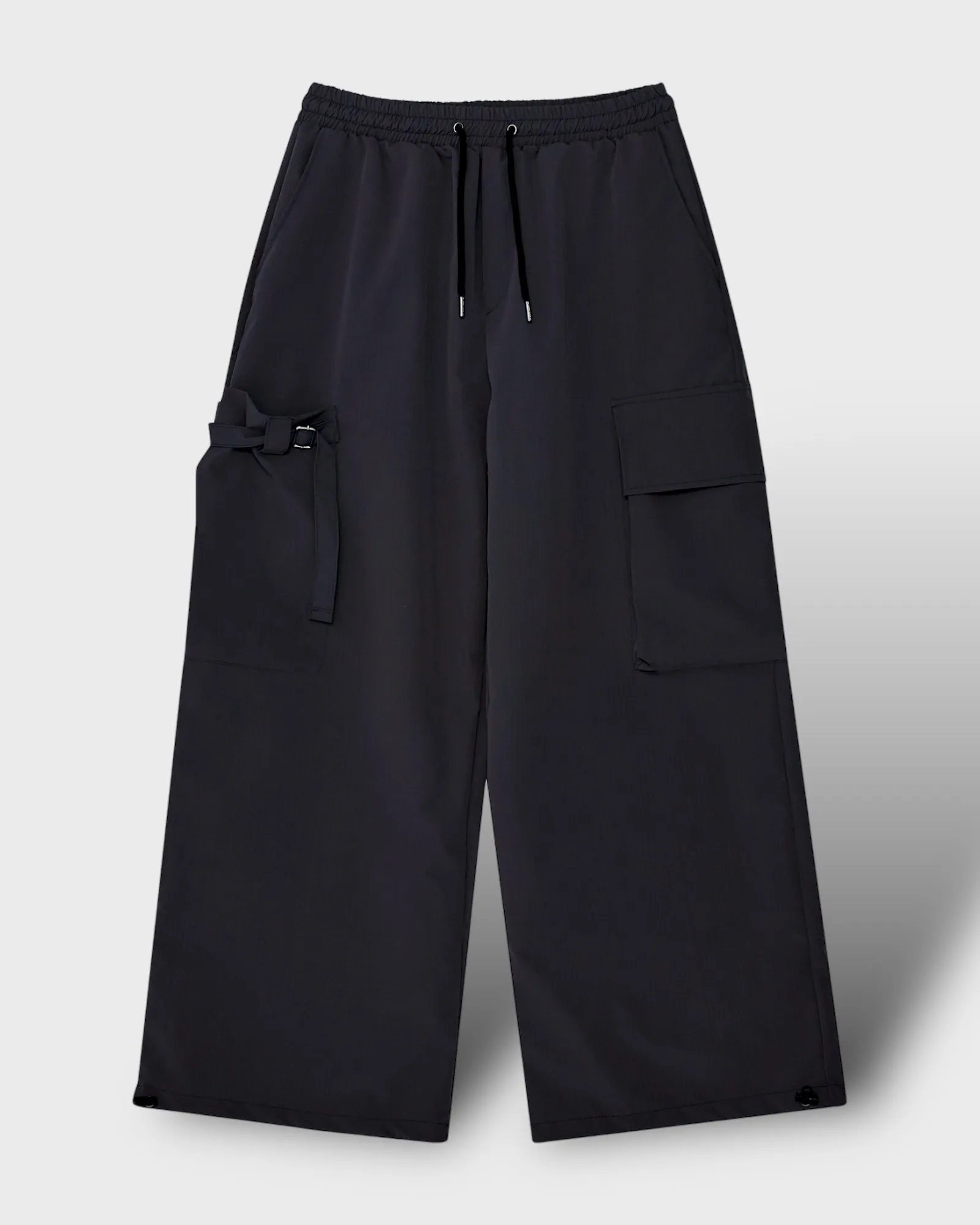 Unbalanced Pocket Wide Cargo Pants