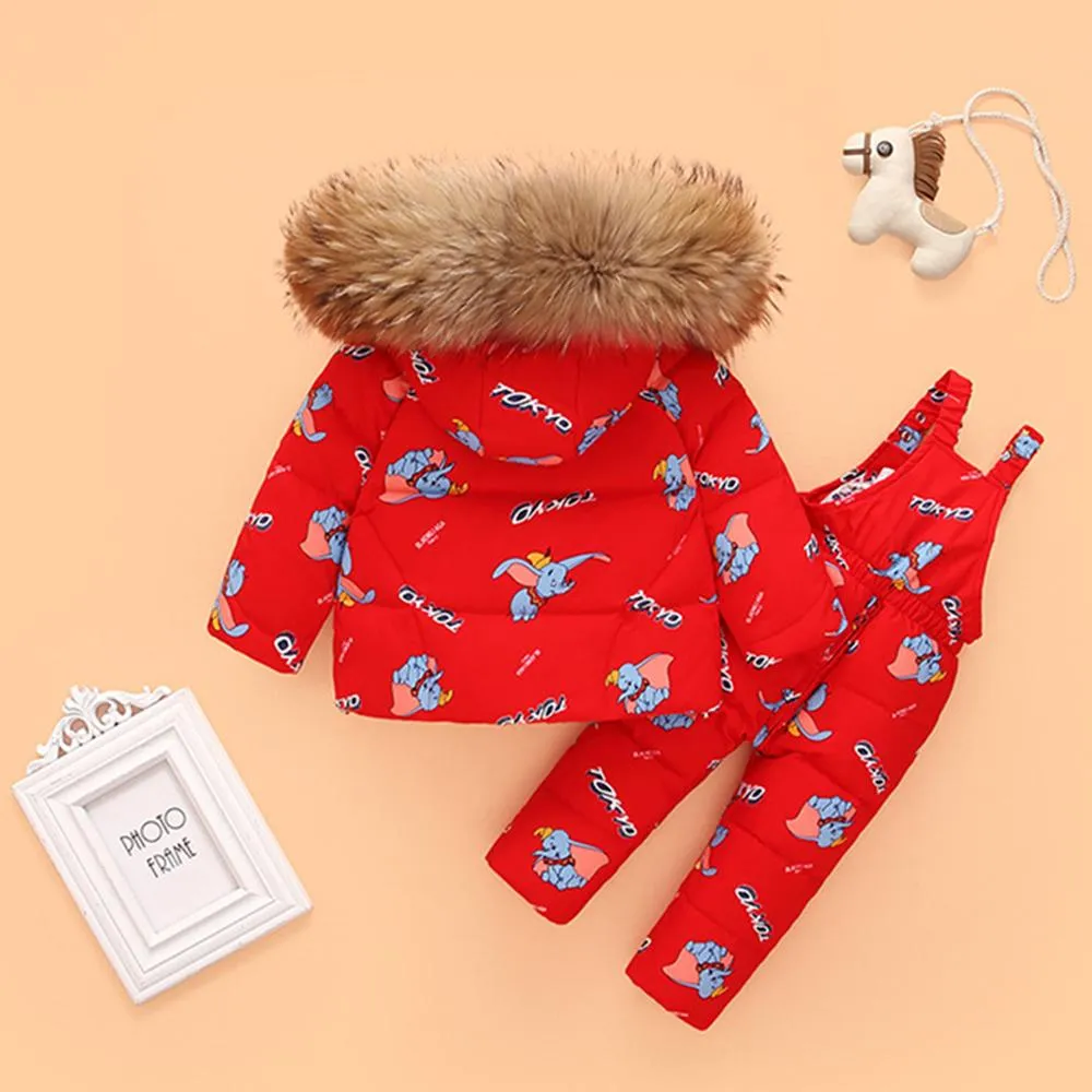 Unisex Cartoon Furry Hoodie Long Sleeve Coat & Overalls Trendy Kids Wholesale Clothing