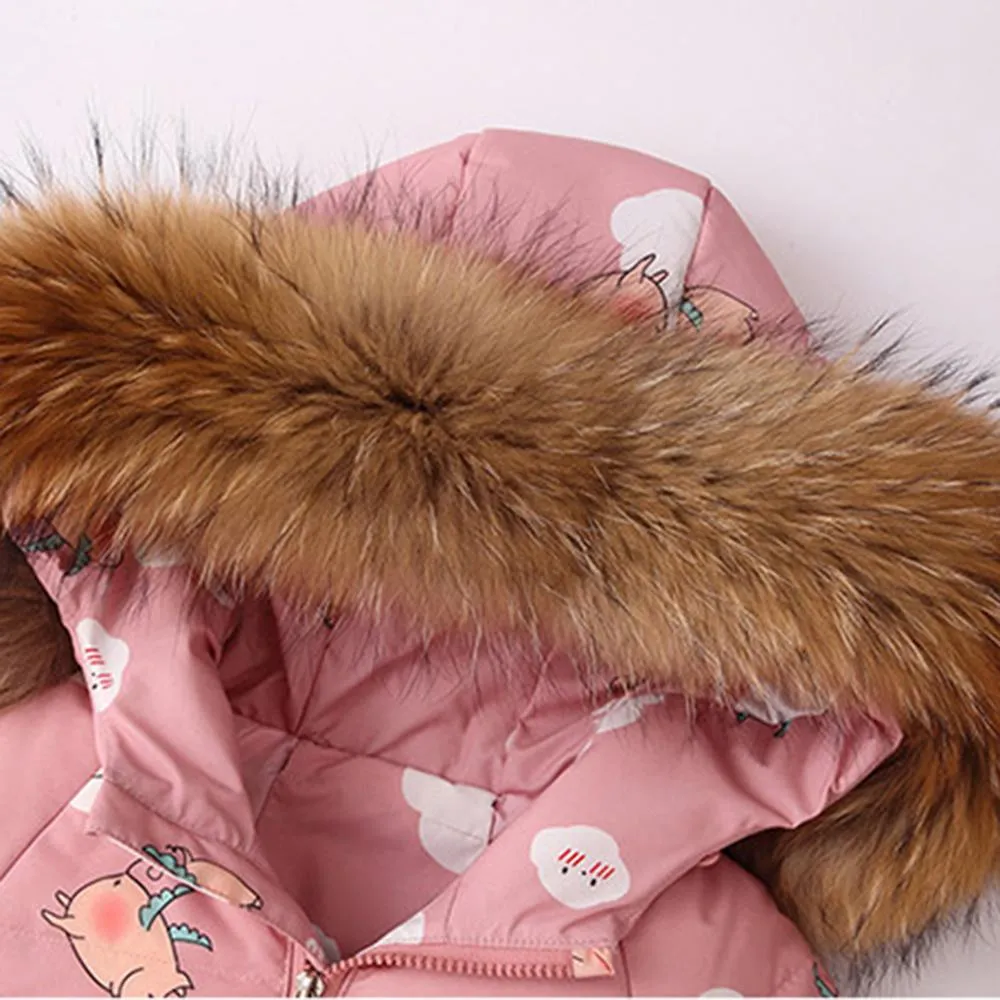 Unisex Cartoon Furry Hoodie Long Sleeve Coat & Overalls Trendy Kids Wholesale Clothing