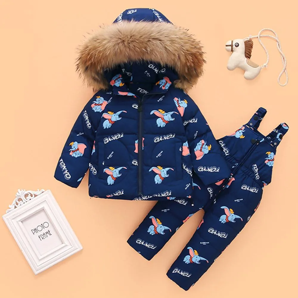 Unisex Cartoon Furry Hoodie Long Sleeve Coat & Overalls Trendy Kids Wholesale Clothing