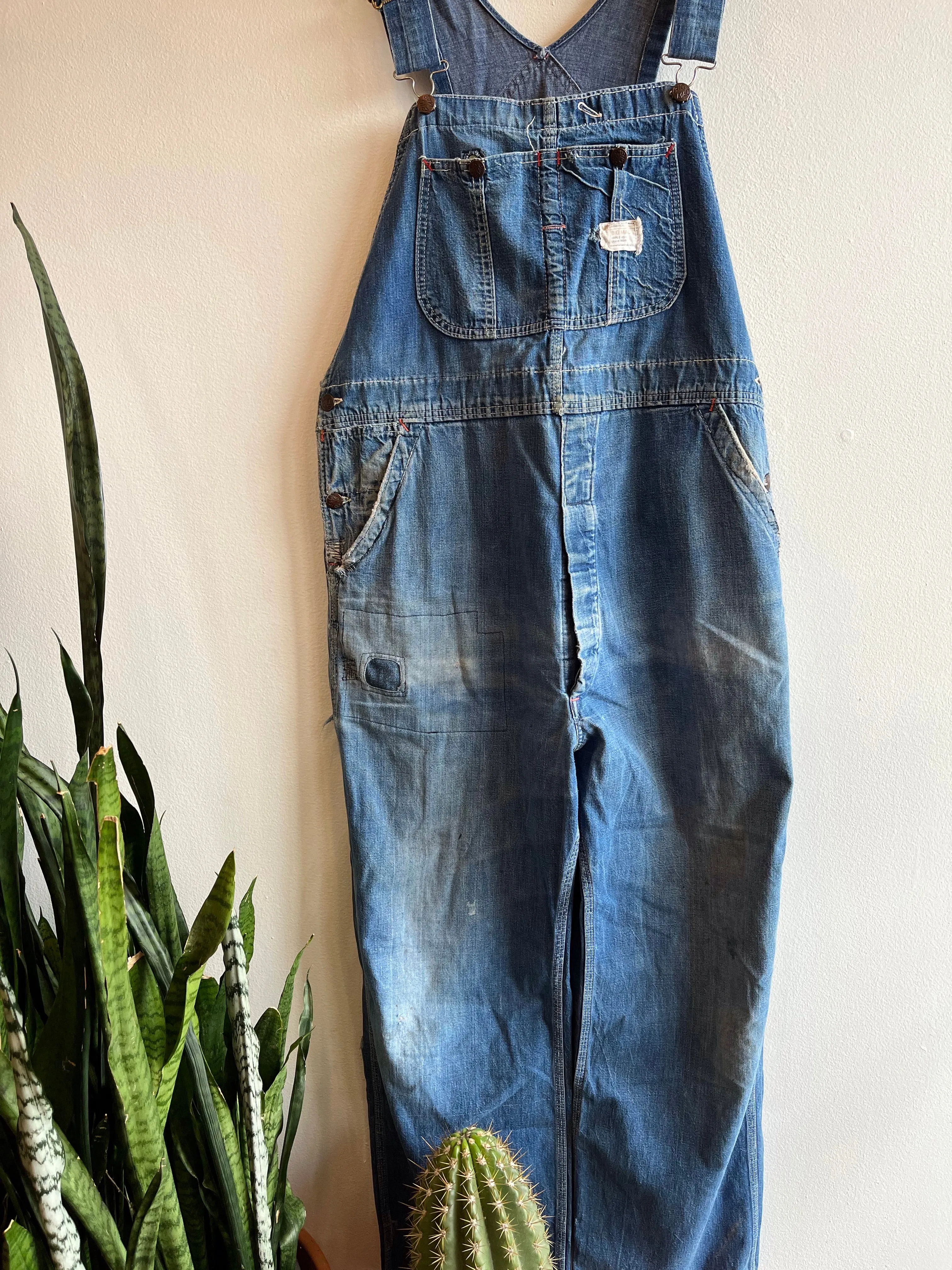 Vintage 1970s Big Mac Denim Overalls