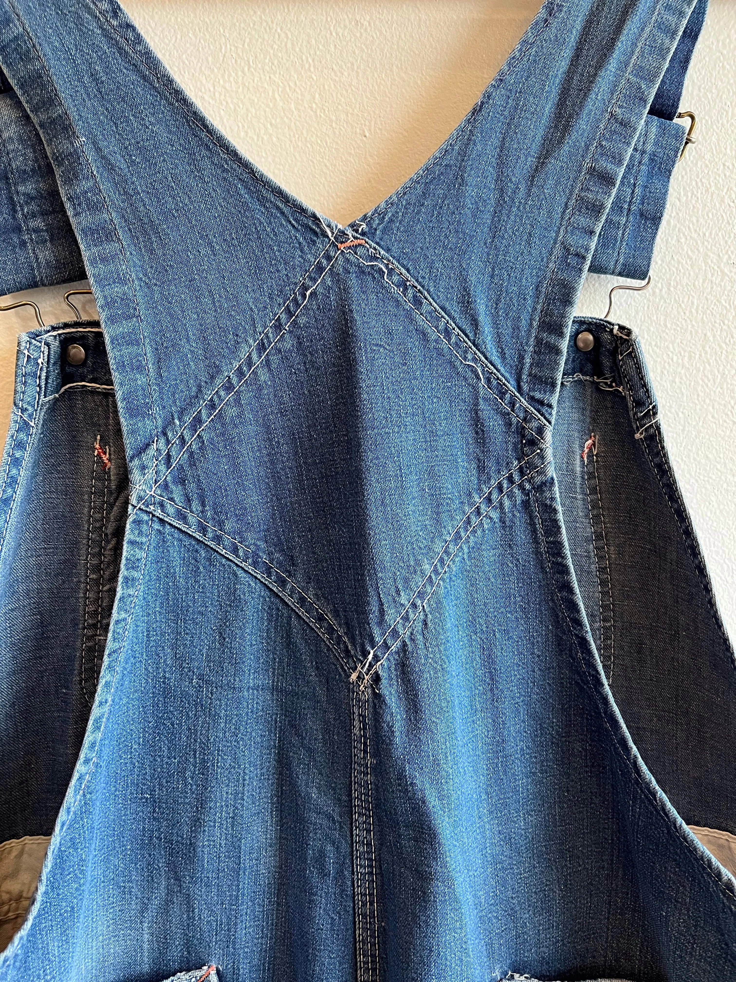 Vintage 1970s Big Mac Denim Overalls