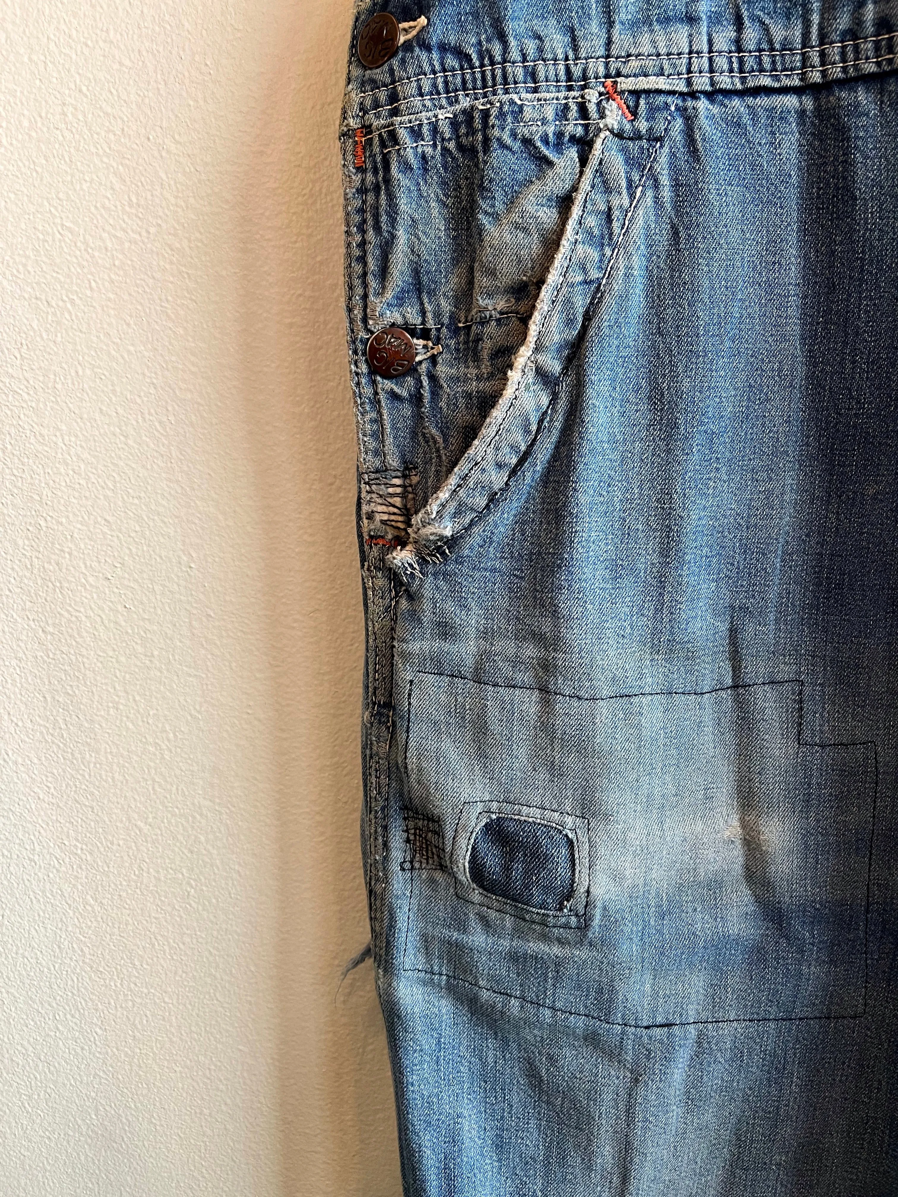 Vintage 1970s Big Mac Denim Overalls