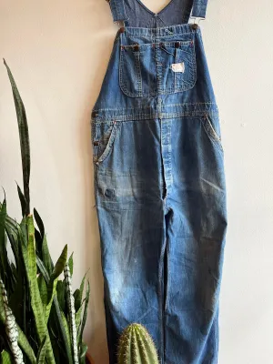 Vintage 1970s Big Mac Denim Overalls