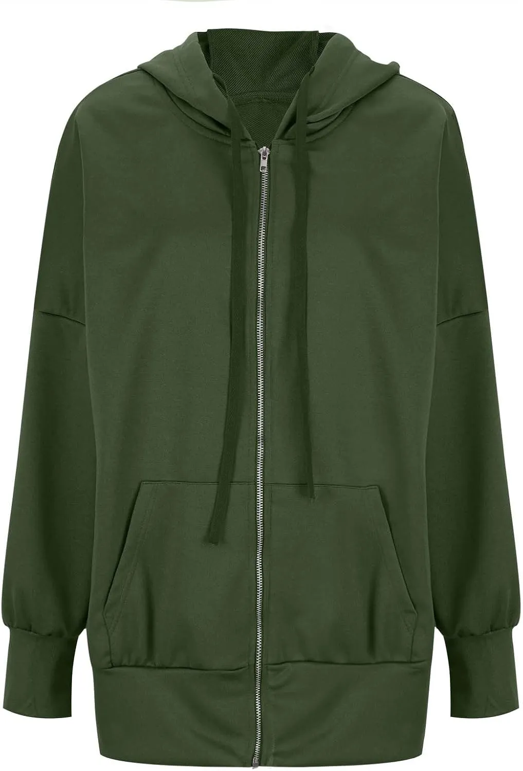 Womens Hoodies Oversized Sweatshirt Loose Casual Long Sleeve Zip Up Fall Outfits Fashion Jackets Outwear with Pockets