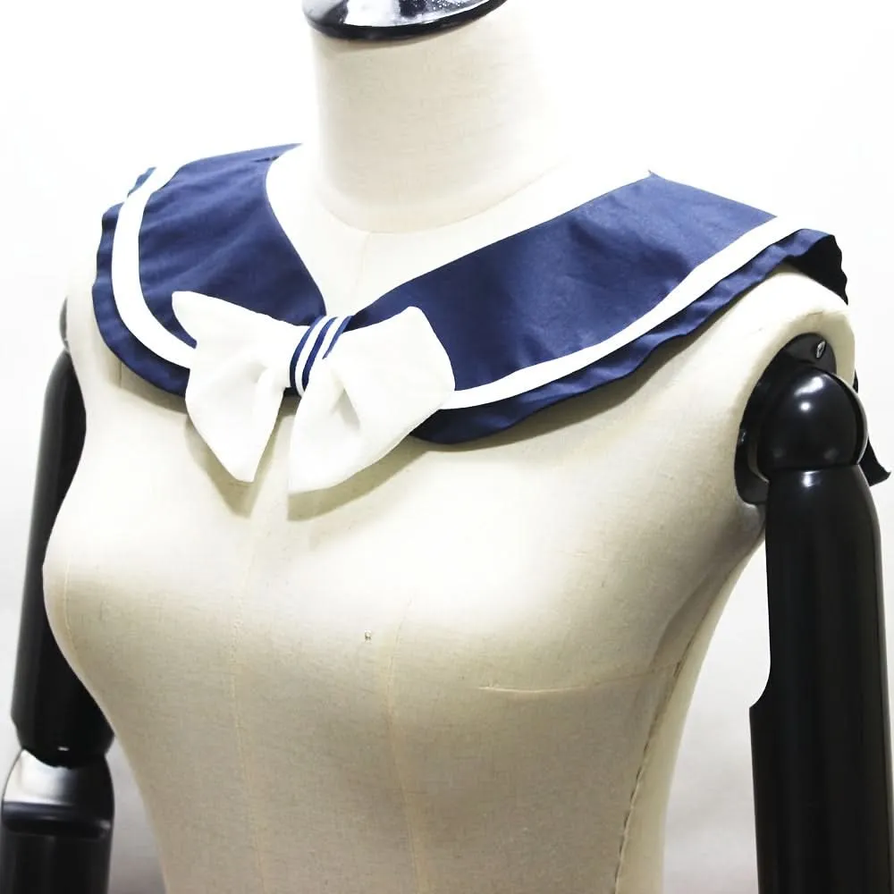 Women's Sailor-Style Detachable Navy Collar