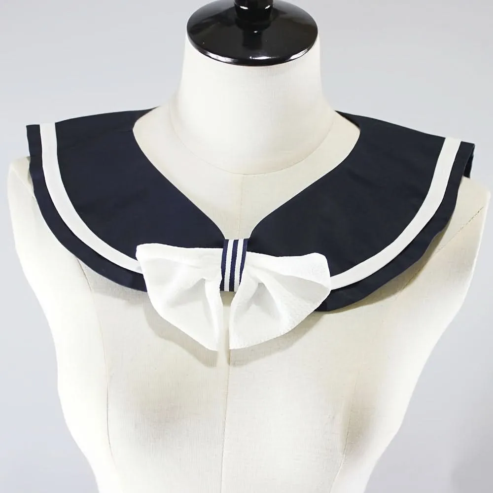 Women's Sailor-Style Detachable Navy Collar