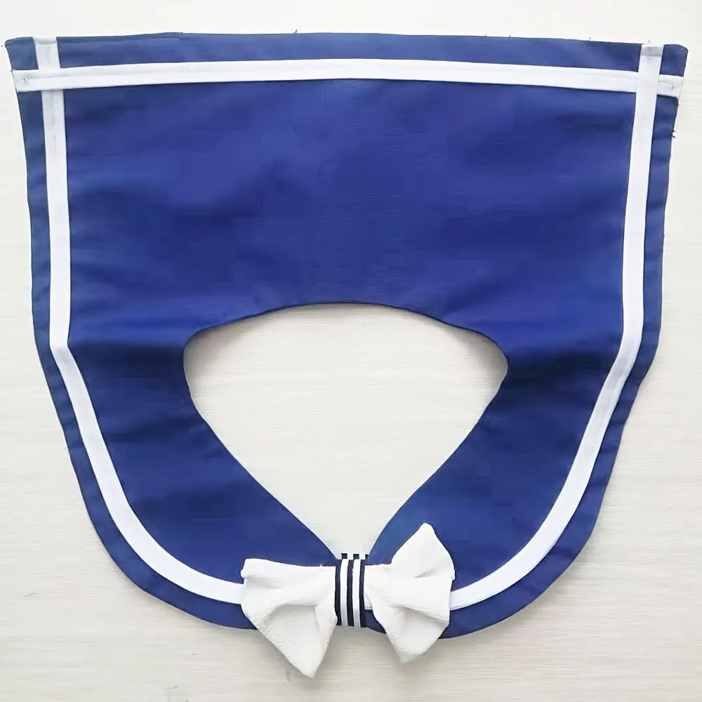 Women's Sailor-Style Detachable Navy Collar