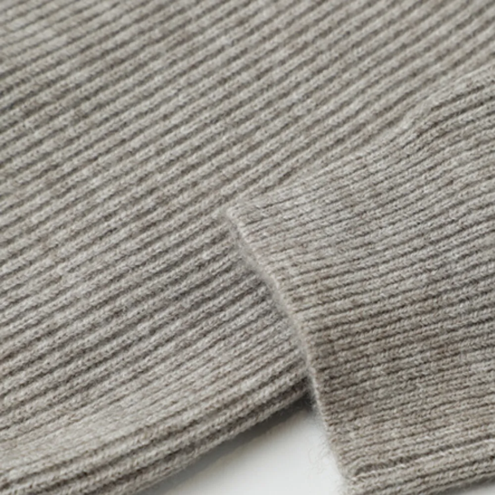 Women's Simple Solid Color Striped Knit Cardigan