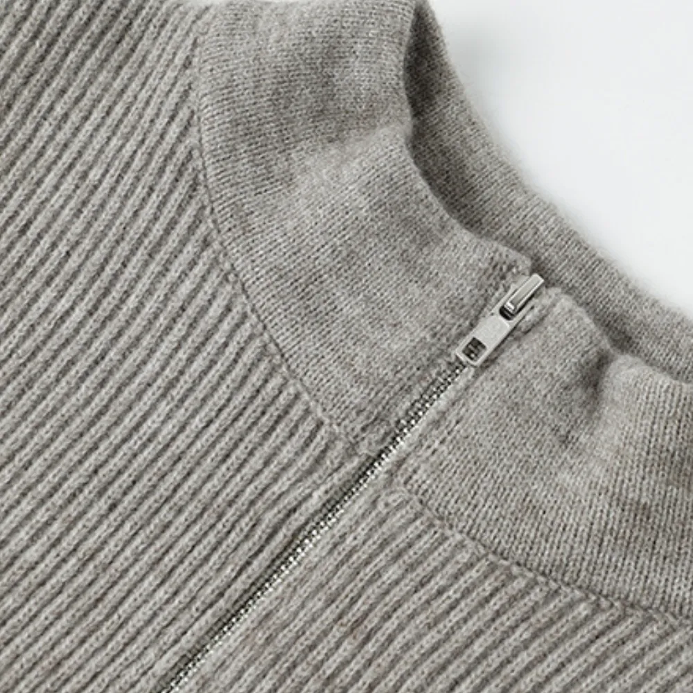 Women's Simple Solid Color Striped Knit Cardigan