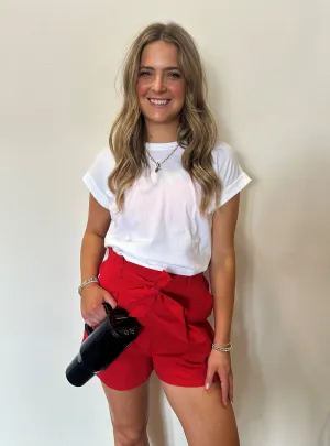 Women's Simple White Tee
