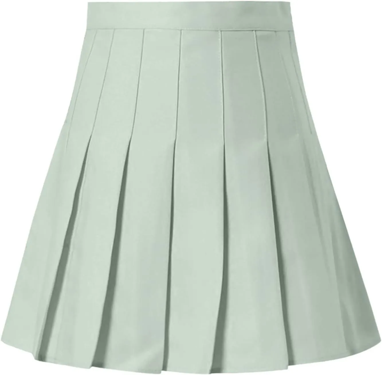 Women's Skirt High Waist Self Belted Skirts Tennis Shorts Sports Preppy Short Skirt Ruffle Solid Spring Dresses