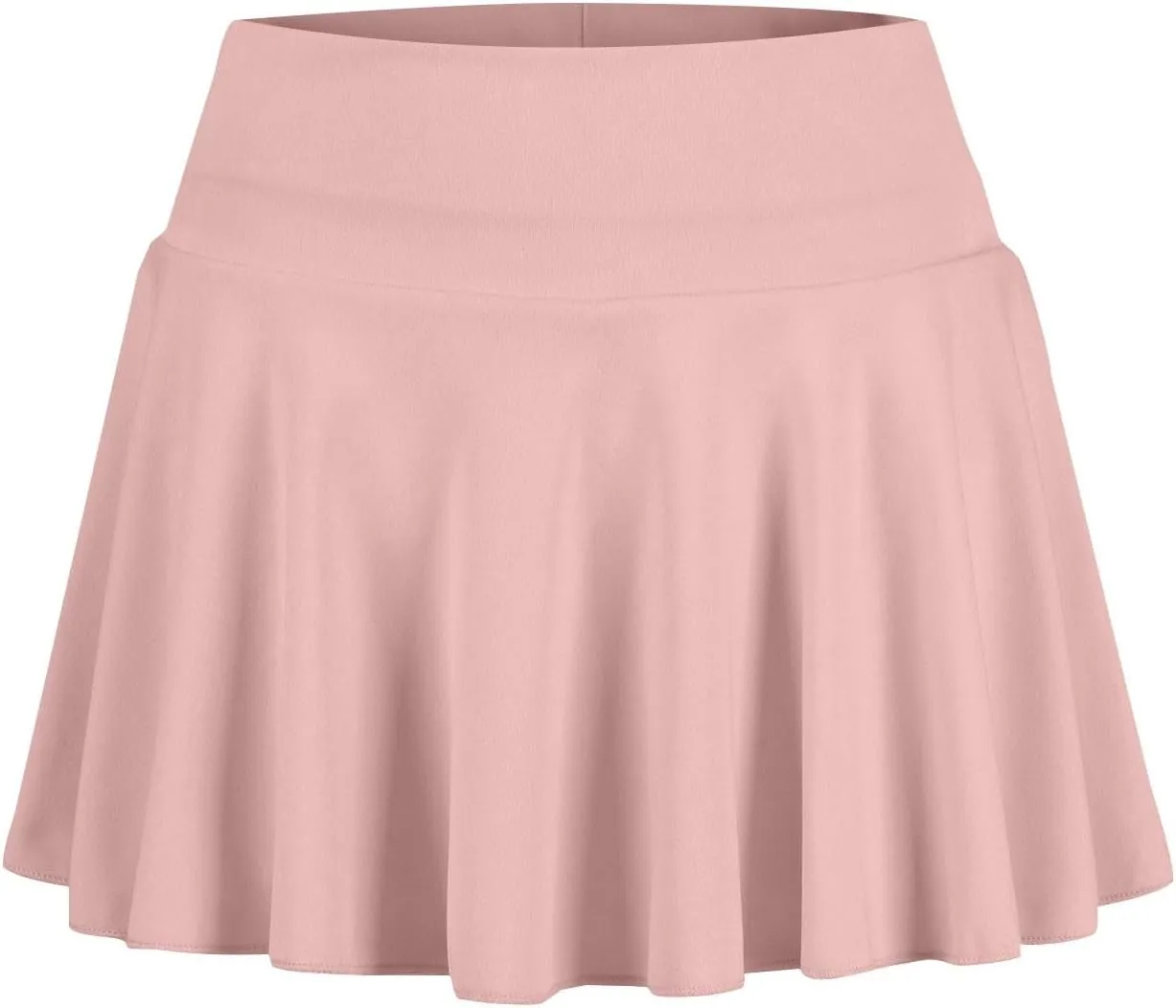 Women's Tennis Skirt High Waisted Pleated Skorts Stretchy Athletic Running Yoga Gym Skirts with Built-in Shorts