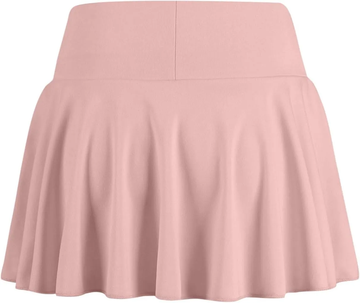 Women's Tennis Skirt High Waisted Pleated Skorts Stretchy Athletic Running Yoga Gym Skirts with Built-in Shorts