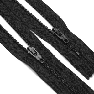 YKK | Closed End Zipper | Nylon Coil | Black | #3