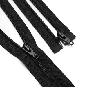 YKK | Open End Zipper | Nylon Coil | Black | #3